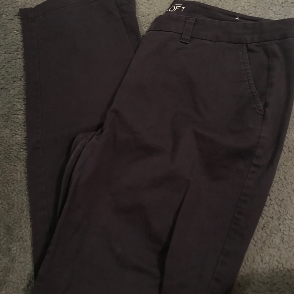 Navy blue LOFT ankle dress pants size 12
